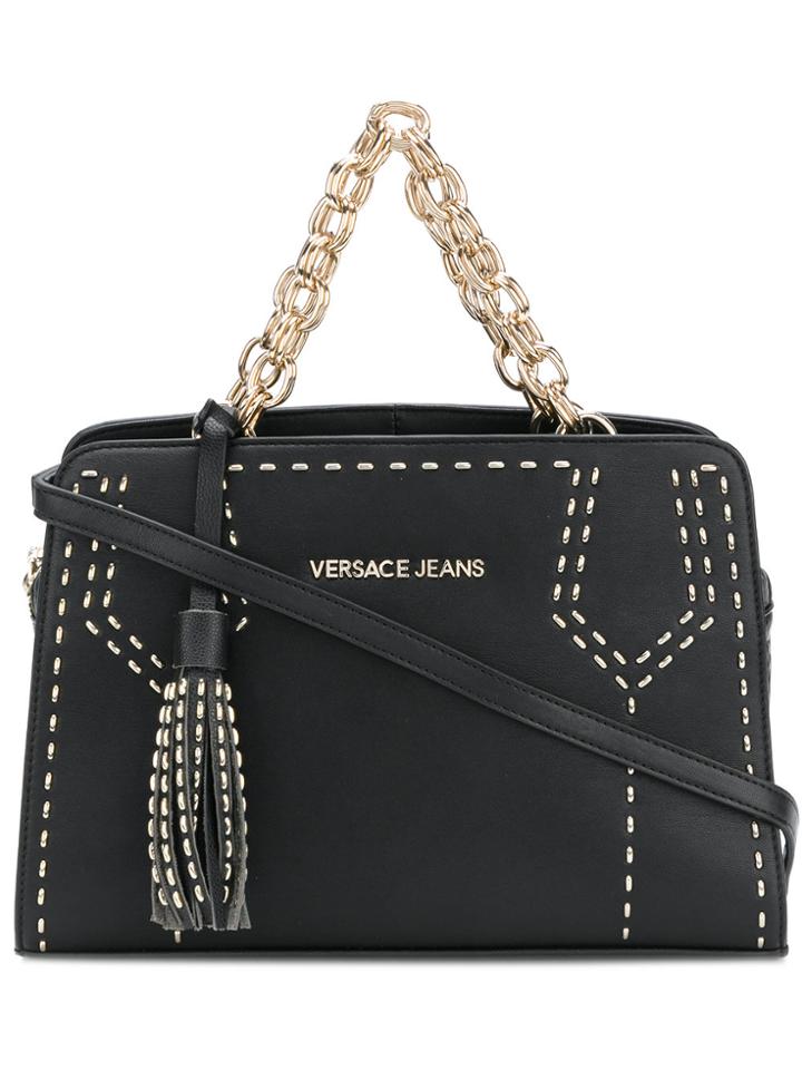 Versace Jeans Chunky Chain Tote - Black