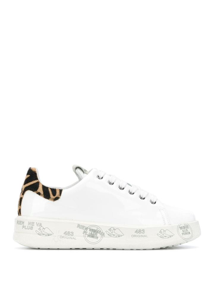 Premiata Belle Exotic Trim Sneakers - White