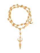 Chloé Long Wrap Necklace - Metallic