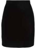 Thierry Mugler Vintage Velvet Mini Skirt