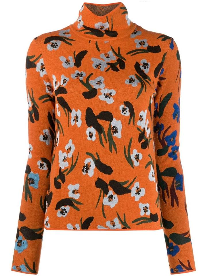 Christian Wijnants Klara Jacquard Sweater - Orange