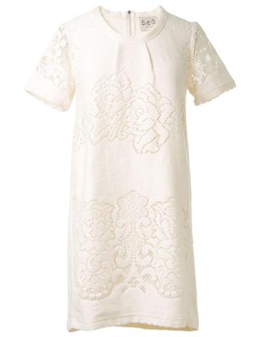 Sea Lace Detail Dress