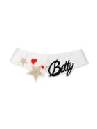 Elisabetta Franchi La Mia Bambina Teen Embroidered Collar - White
