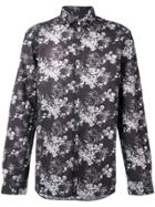John Varvatos Printed Longsleeved Shirt - Black