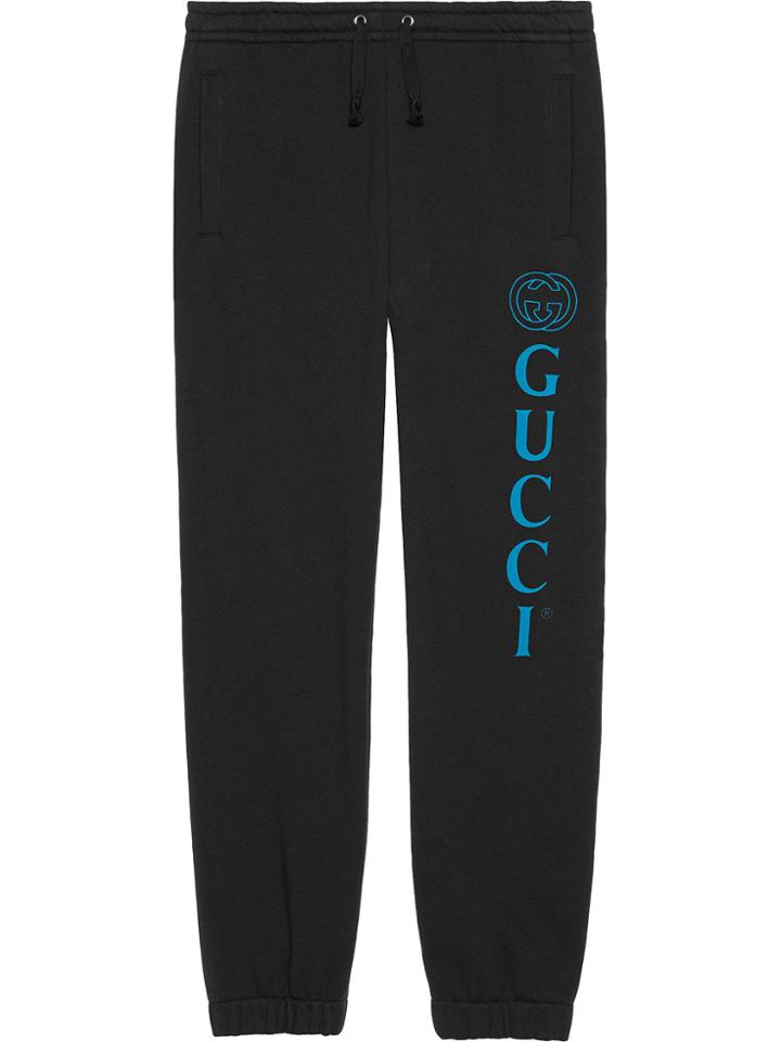 Gucci Gucci Logo Jogging Pant - Black