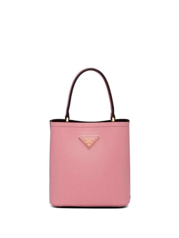 Prada Small Panier Tote - Pink