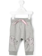 Kenzo Kids - Animal Print Sweatpants - Kids - Cotton - 9 Mth, Infant Girl's, Grey