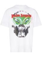 Palm Angels Alien Print T-shirt - White