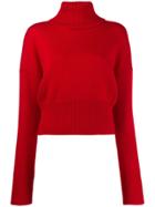 Société Anonyme Bigshort Roll Neck Jumper - Red