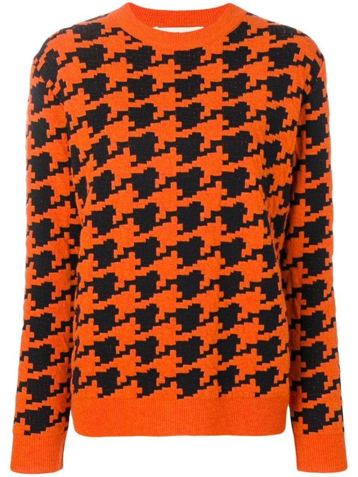 Marni Dog Tooth Jumper - Orange