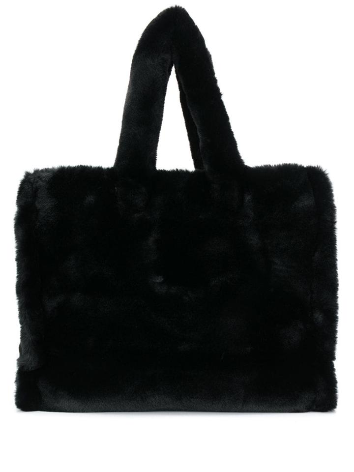 Stand Studio Lola Faux-fur Tote Bag - Black