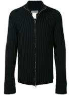 Yohji Yamamoto Vintage Ribbed Knit Jacket - Black
