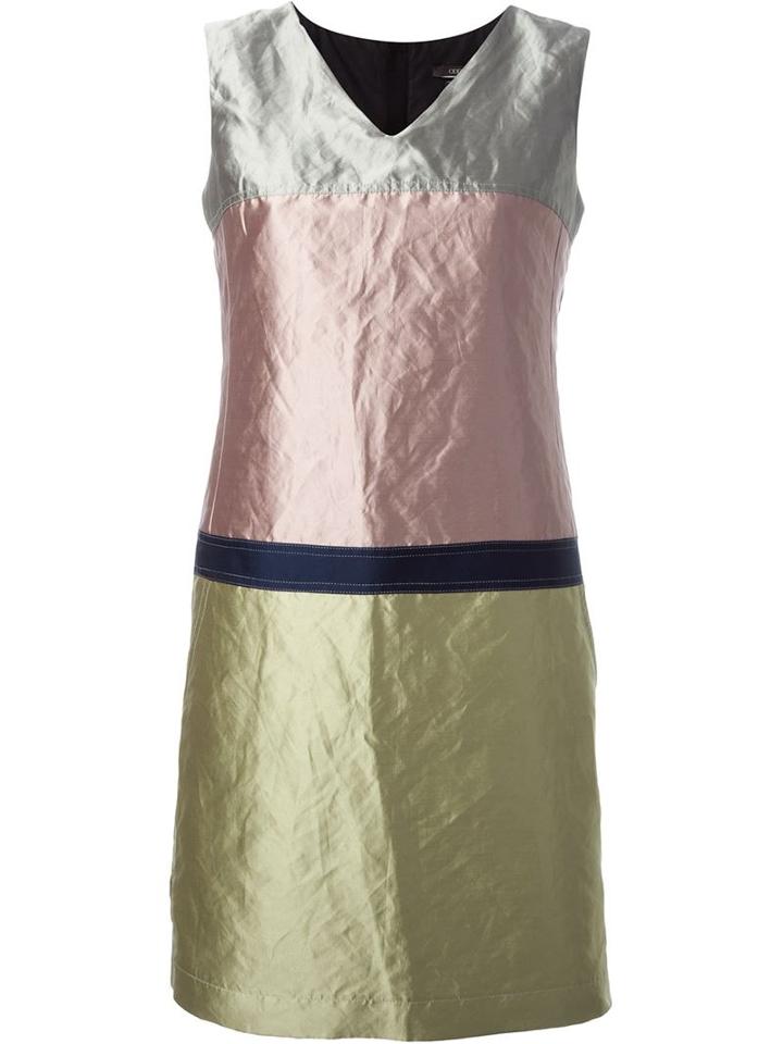 Odeeh Metallic Effect Sleeveless Dress