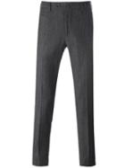 Pt01 Tailored Straight Trousers, Men's, Size: 52, Grey, Cotton/polyamide/spandex/elastane/virgin Wool