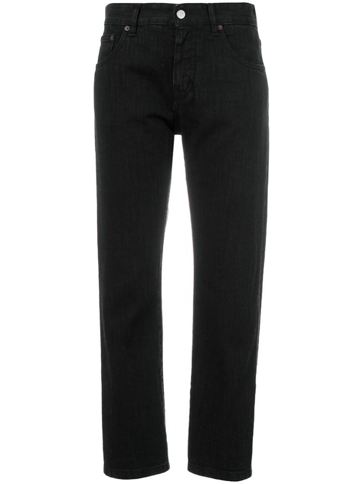 Mm6 Maison Margiela Straight Jeans - Black