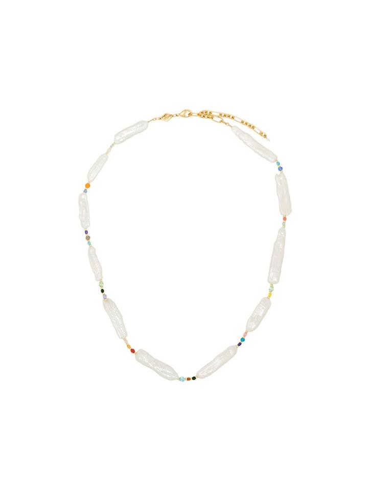 Anni Lu Rock Sea Pearl Necklace - White