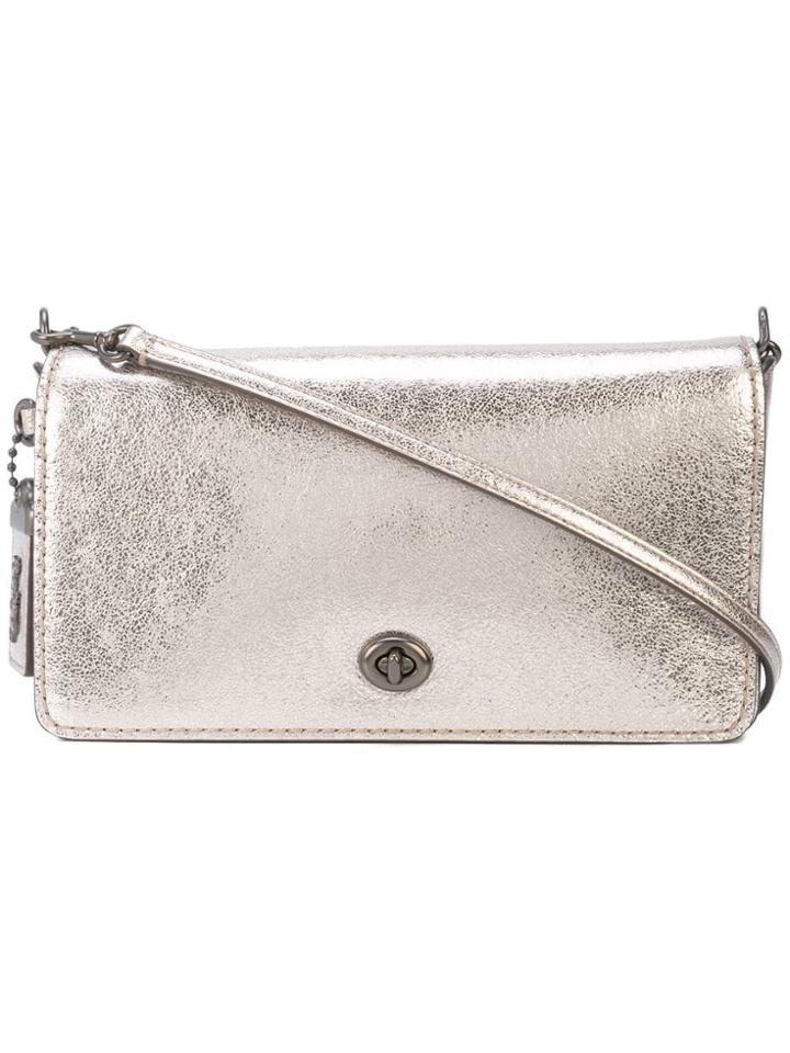 Coach Dinky Crossbody Bag - Silver