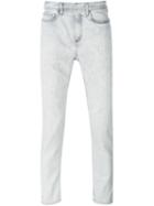 Neil Barrett Washed Skinny Jeans, Men's, Size: 30, White, Cotton/spandex/elastane