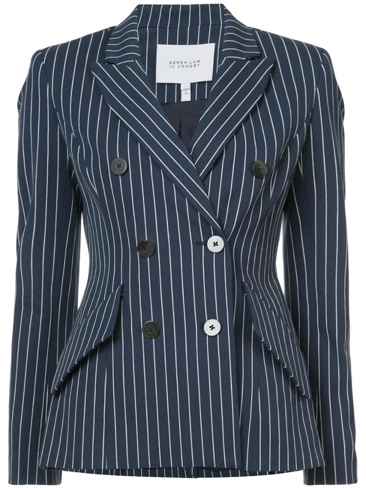 Derek Lam 10 Crosby Double-breasted Blazer - Blue