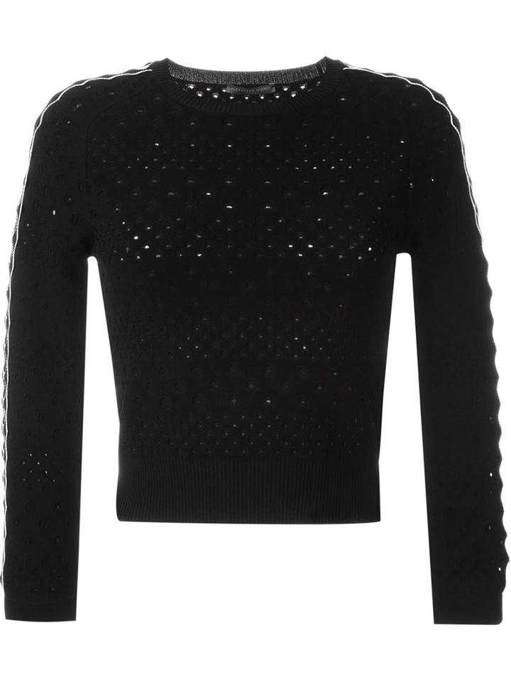 Alexander Mcqueen Cropped Sweater