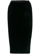 Rick Owens Fitted Skirt - Black