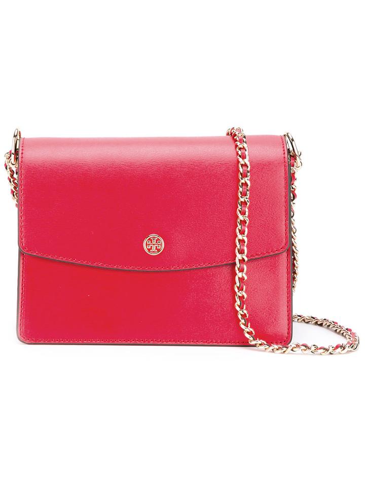 Tory Burch - Chain Strap Crossbody Bag - Women - Leather - One Size, Women's, Red, Leather