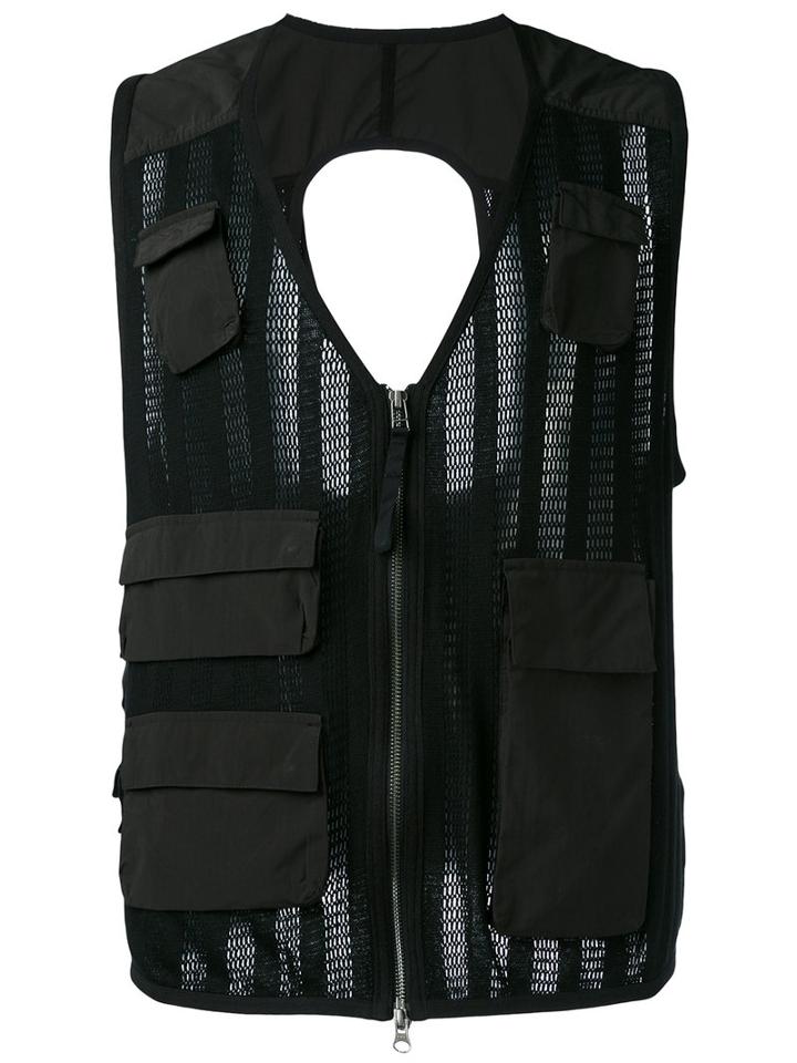 Maharishi - Tactique Gilet - Men - Cotton/polyester - L, Black, Cotton/polyester