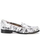 Tabitha Simmons Blakie Fairy Print Loafers - White