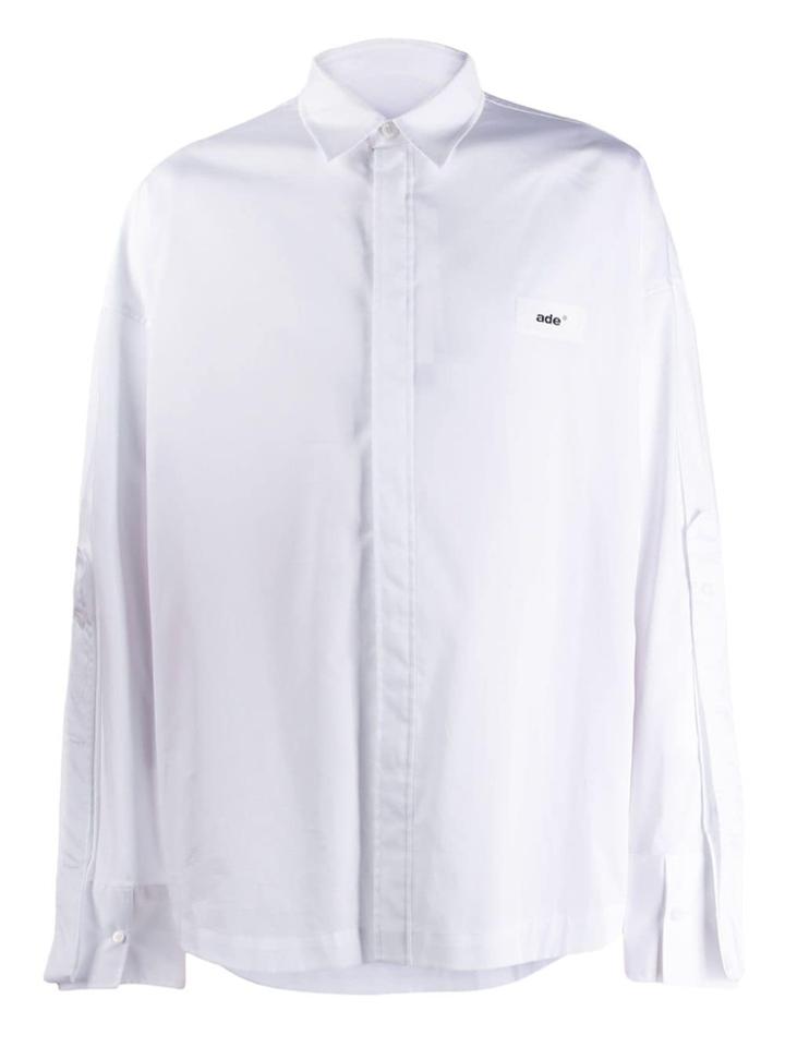 Ader Error Contrast Panel Shirt - White