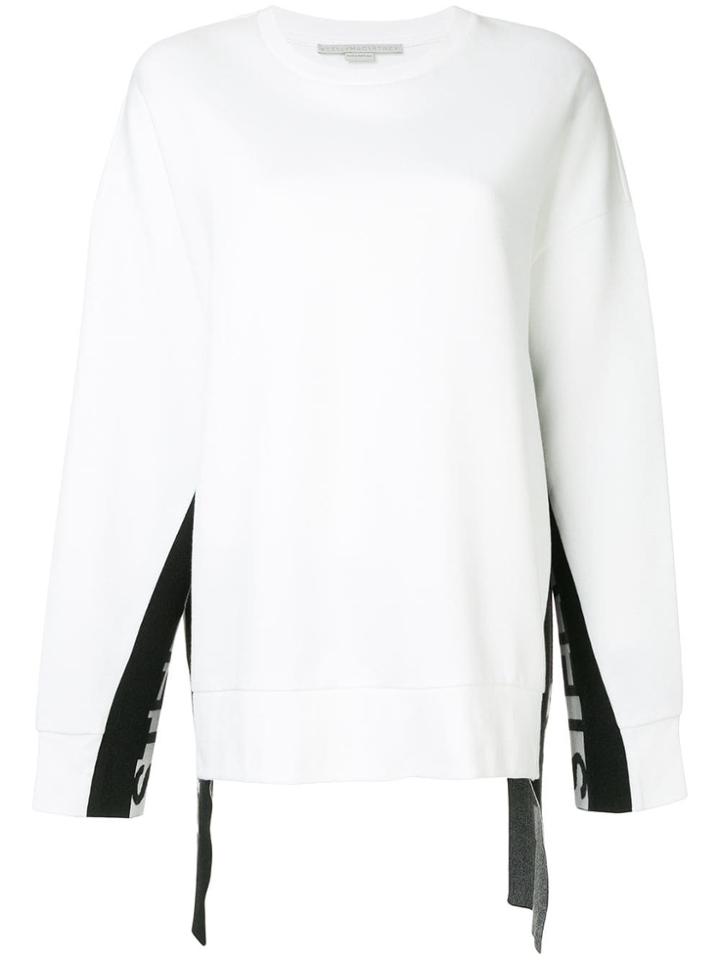 Stella Mccartney Logo Insert Sweatshirt - White