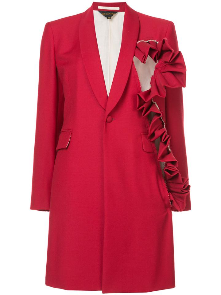 Comme Des Garçons Oversized Blazer - Red