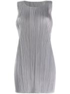 Pleats Please Issey Miyake Pleated Tank Top - Grey