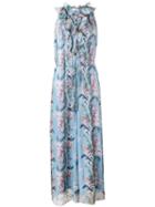 Zimmermann 'winsome' Floral-print Jumpsuit, Women's, Size: 4, Blue, Silk/polyester
