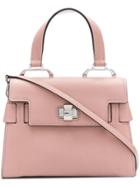 Miu Miu Twist Lock Tote - Pink & Purple
