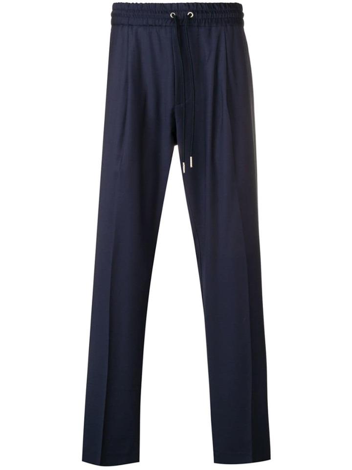 Martin Asbjorn Drawstring Waist Trousers - Blue