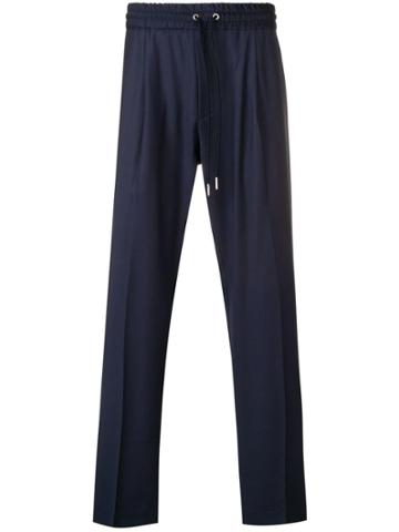 Martin Asbjorn Drawstring Waist Trousers - Blue