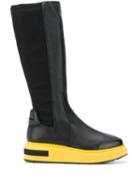 Paloma Barceló Contrast Sole Boots - Black