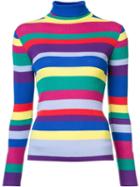 Mira Mikati Striped Turtleneck Sweater, Women's, Size: 38, Merino
