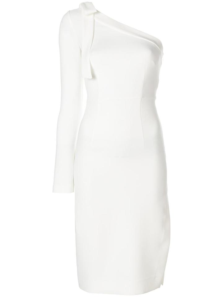 P.a.r.o.s.h. Slim Fit Off-shoulder Dress - White