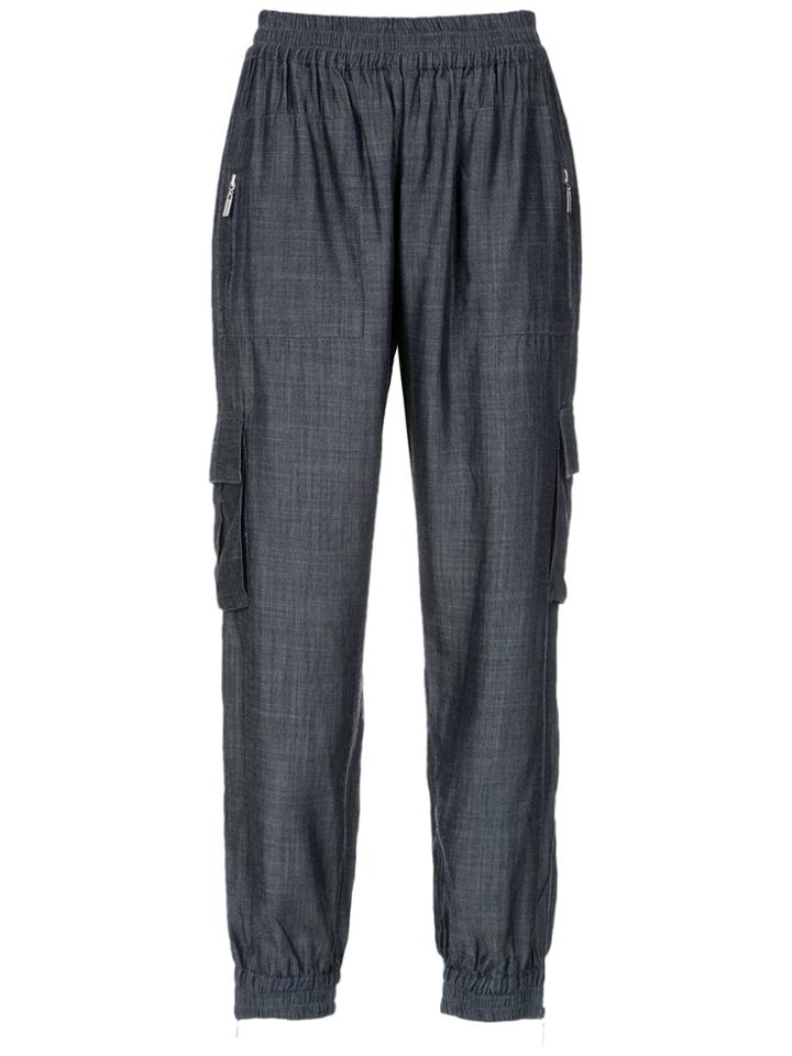 Olympiah Straight Trousers - Blue