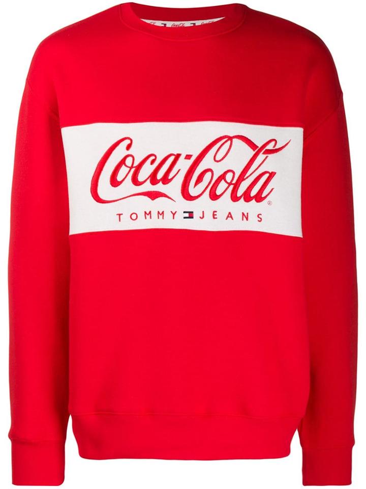 Tommy Jeans Tommy X Coca Cola Sweatshirt - Red