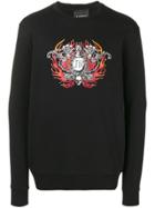 John Richmond Kenton Logo Printed Sweatshirt - Black