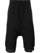 Thom Krom Raw Edge Drop-crotch Shorts