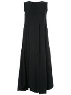 Song For The Mute Flared Twisted Dress - Black