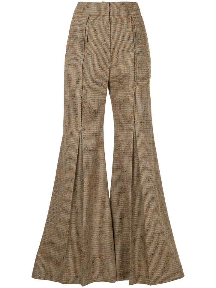 Kimhekim Inverted Pleat Pants - Brown