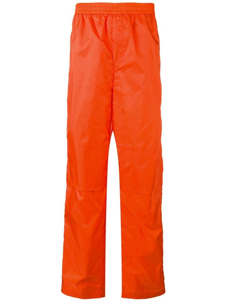 Helmut Lang Straight Leg Track Pants - Orange