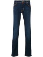 Jacob Cohen Dark Fade Denim Jeans - Blue