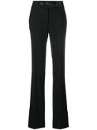 Prada Embellished Straight-leg Trousers - Black