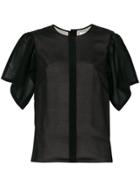 Ps By Paul Smith Neck Tie Blouse - Red