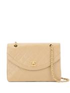 Chanel Pre-owned Flap Chain Shoulder Bag - Brown
